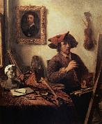 Job Berckheyde The Painter in his Studio china oil painting reproduction